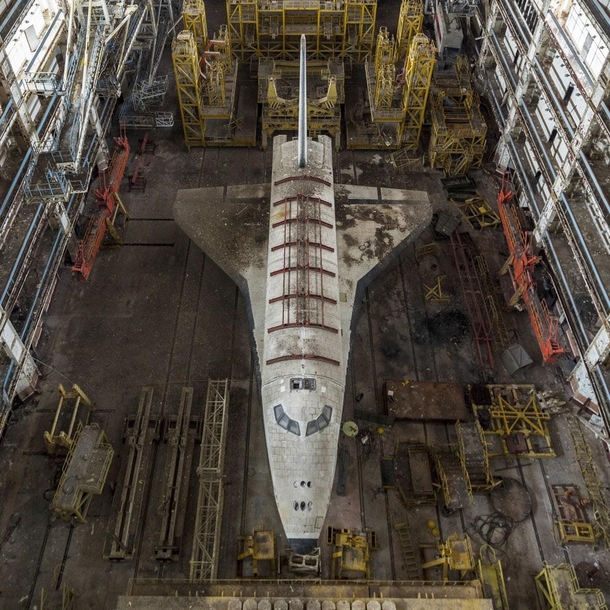 The Soviet Unions Buran Space Shuttle - you can visit if youre willing to do the trip