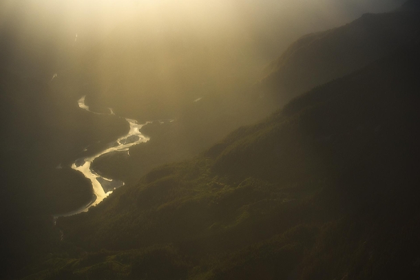 The Squamish River as seen from above Flying through here was such an incredible experience  tristantodd