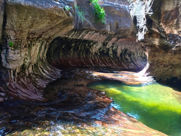 The Subway Zion National Park Magnificent Hike by Lottery Permit Only 