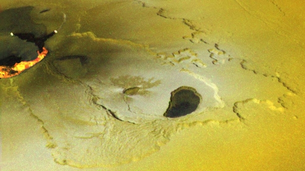 The surface of io Taken in false colour by the Galileo spacecraft