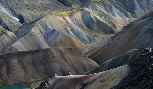The technicolor hills of Landmannalaugar Iceland 