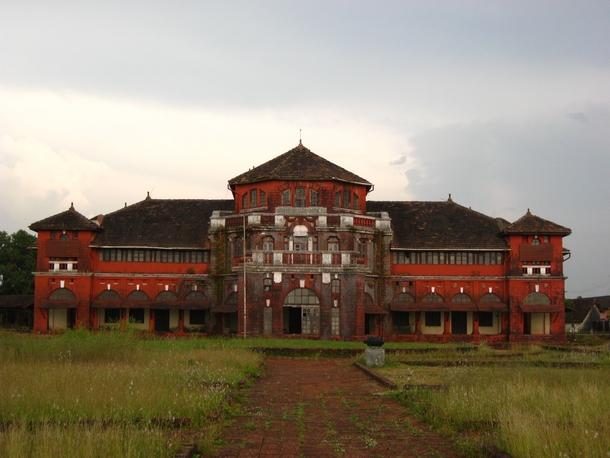 The Thibaw Palace in Ratnagiri Maharashtra India Built by the British Government to keep the former king of Burma Thibaw Min in house arrest It was built in the year 