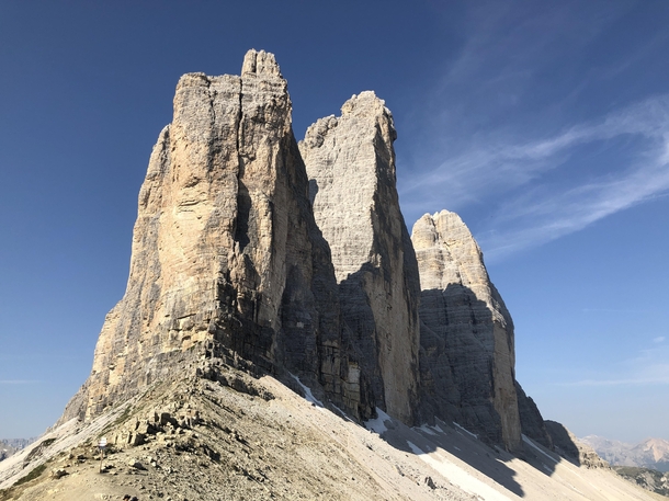 The Three Peaks in the Dolomites Italy 