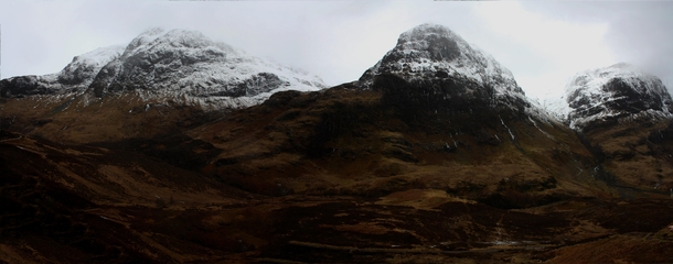 The Three Sisters in GlencoeScottish Highlands Scotland 