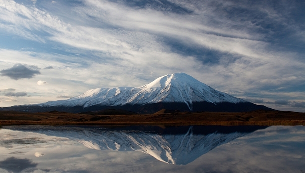 The Tolbachik volcanic complex on the Kamchatka Peninsula Russia 