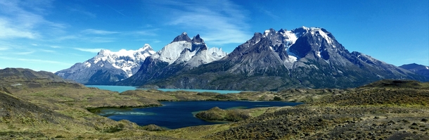 The Torres Del Paine Massif in all its glory Chile 