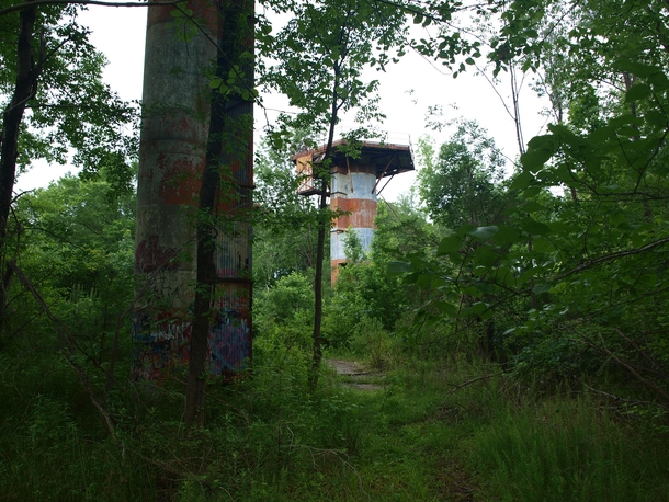 the towers of a missile control site in VA