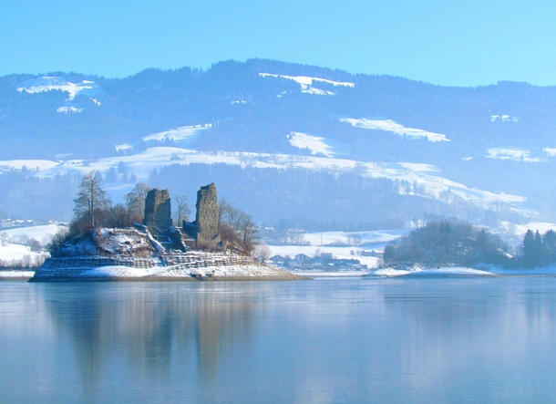 The two castles of Ogoz Gruyre Switzerland 