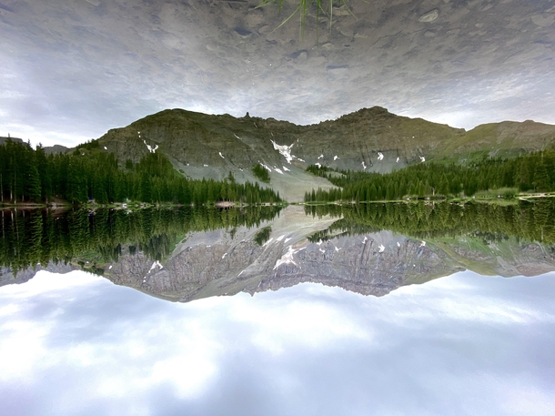 The upside-down OC Alta Lakes Colorado 