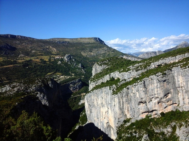 The Verdon Gorge France  One of the biggest canyons in Europe