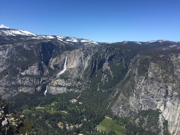 The view from Glacier Point Yosemite 