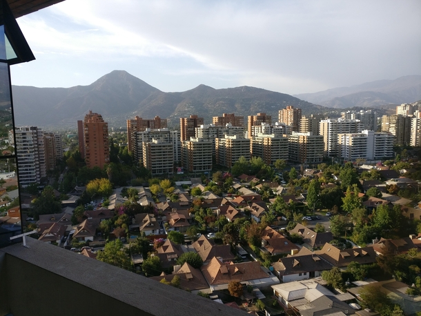 The view from my apartment Santiago Chile 