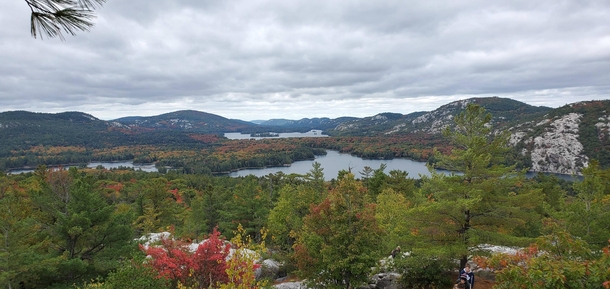 the view from the top of The Crack Killarney Provincial Park Ontario 