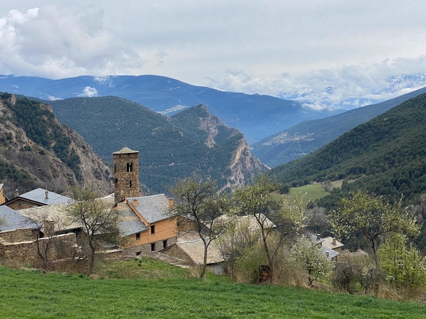 The village of Ars in the Pyrenees mountains Catalonia Spain
