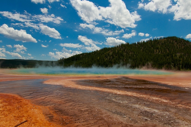 The volcanic beauty of Yellowstone