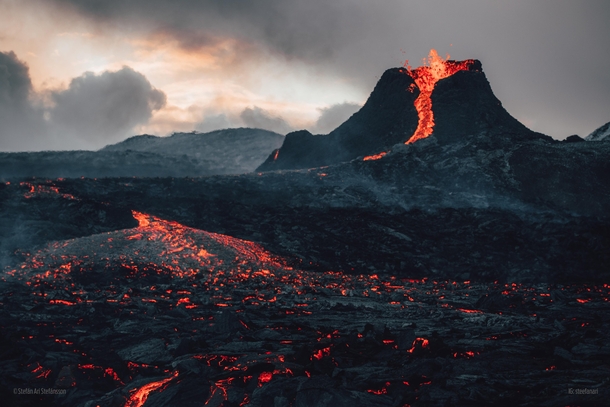 The volcanic eruption that could last for years Geldingadalir Iceland 