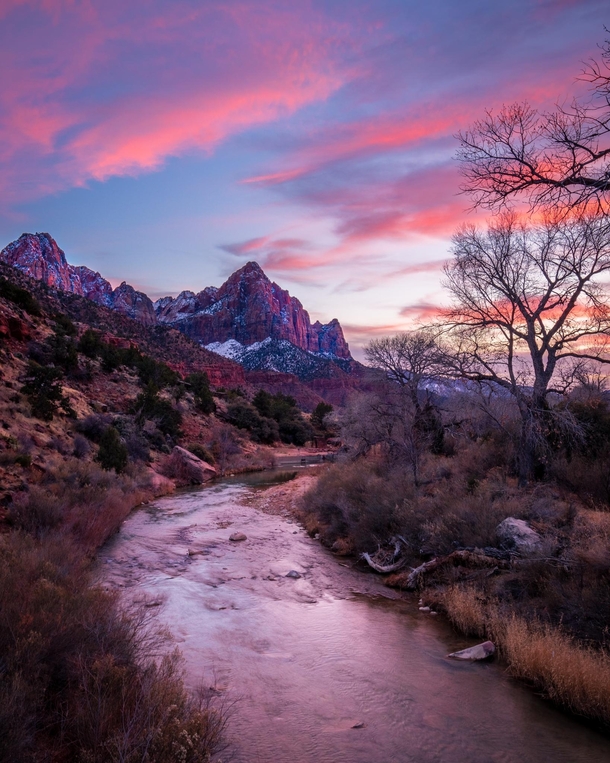 The Watchman Zion National Park Utah  IG cwaynephotography