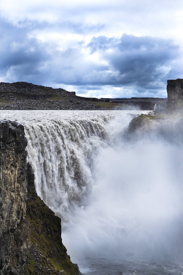 The waterfall Dettifoss in northern Iceland 