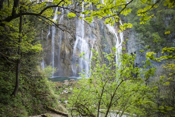 The waterfalls of Plitvic in Croatia 