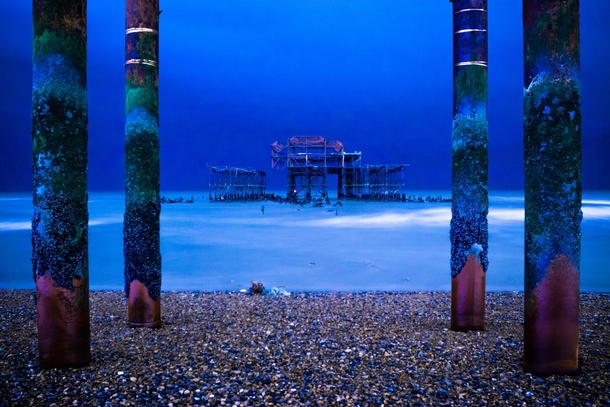 The West Pier Brighton England UK 