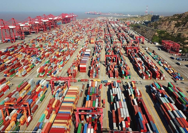 The worlds largest container port