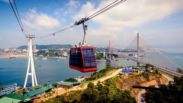 The Worlds Tallest Cable Car m in Ha Long Vietnam 