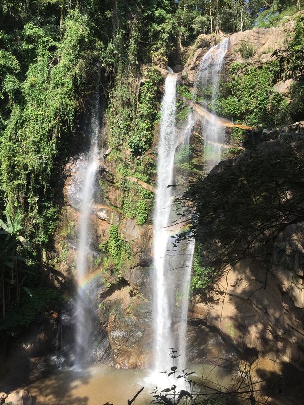 There is a beauty that is attached to a Waterfall that is unrivalled but sometimes I think its mother earth crying over what we do to her - Thailand  x  oc