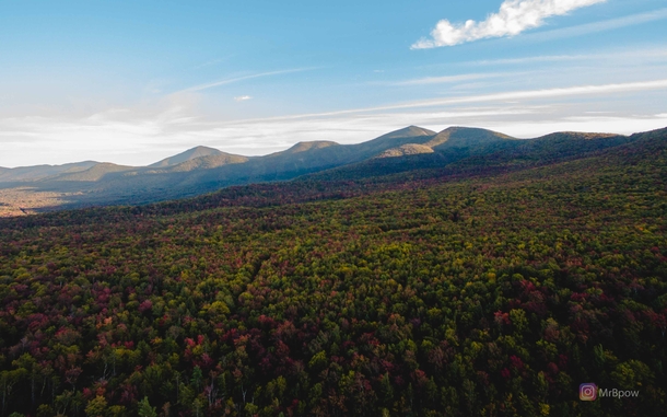 Theres not enough New Hampshire around here This is the foliage from last weekend in the White Mountains 