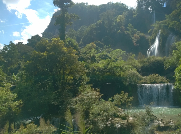Thi Lo Su waterfall in Tak Thailand 