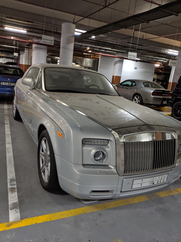 This Abandoned Rolles Royce Abu Dhabi is riddled with abandoned super cars like this