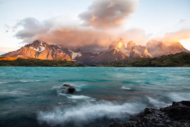 This is one of the amazing sunrises that you can admire in Patagonia Torres del Paine Chile  Instagram micomicky