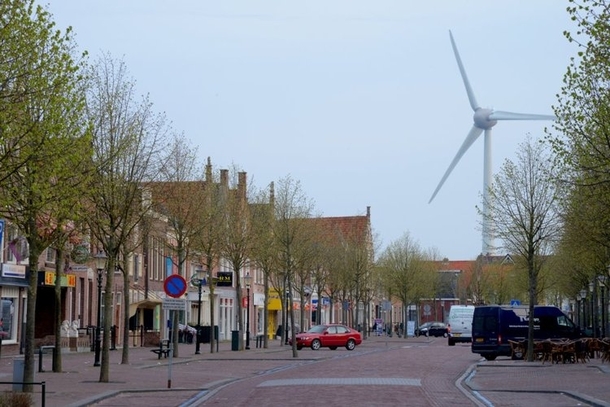 This m high windmill in my hometown Medemblik The Netherlands 