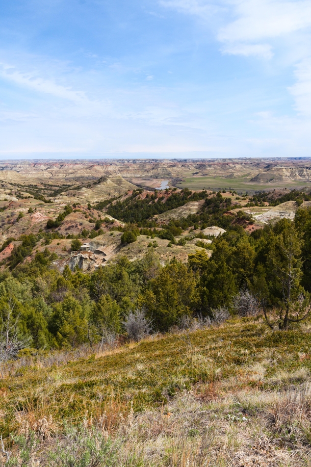 This park is often a quick stop for people but if you spend some time here it will show you just how beautiful it can be Theodore Roosevelt National Park North Dakota 