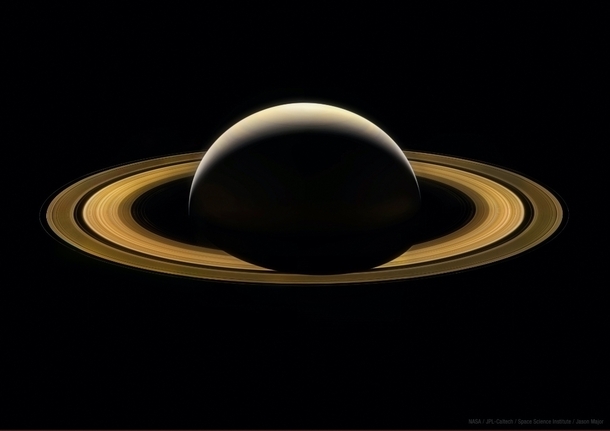 This picture of Saturn was captured by The Cassini Spacecraft exactly  years ago today