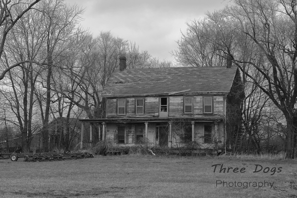 This place was just a few miles from my house About six weeks after I took this photograph the owner burned it down I loved this house Central Illinois 