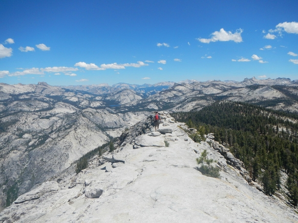 This shot always makes me want to get back on the trail Descent from Clouds Rest Yosemite National Park 