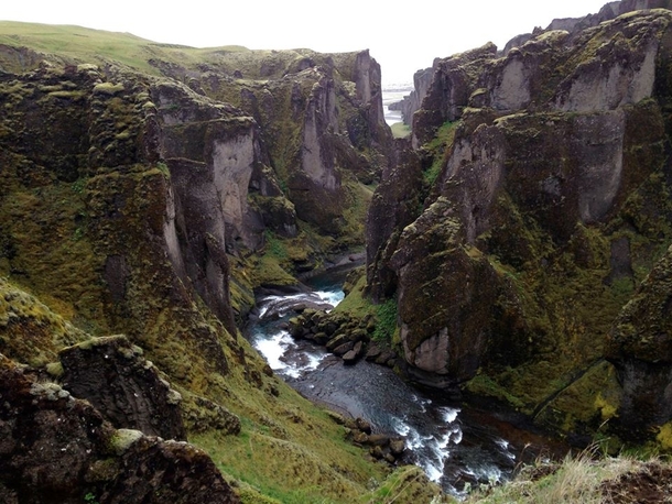 This subreddit inspired me to visit Iceland Heres my shot of Fjarrgljfur 