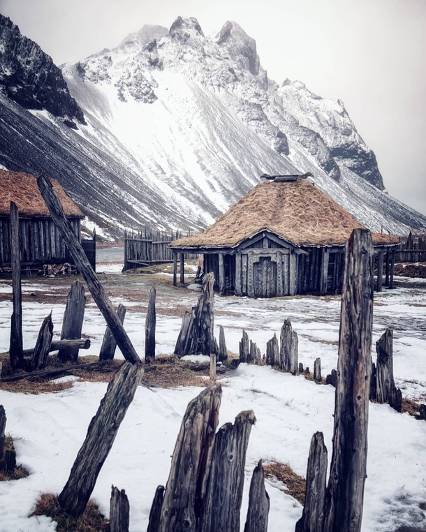This Viking Village Film Set In Iceland