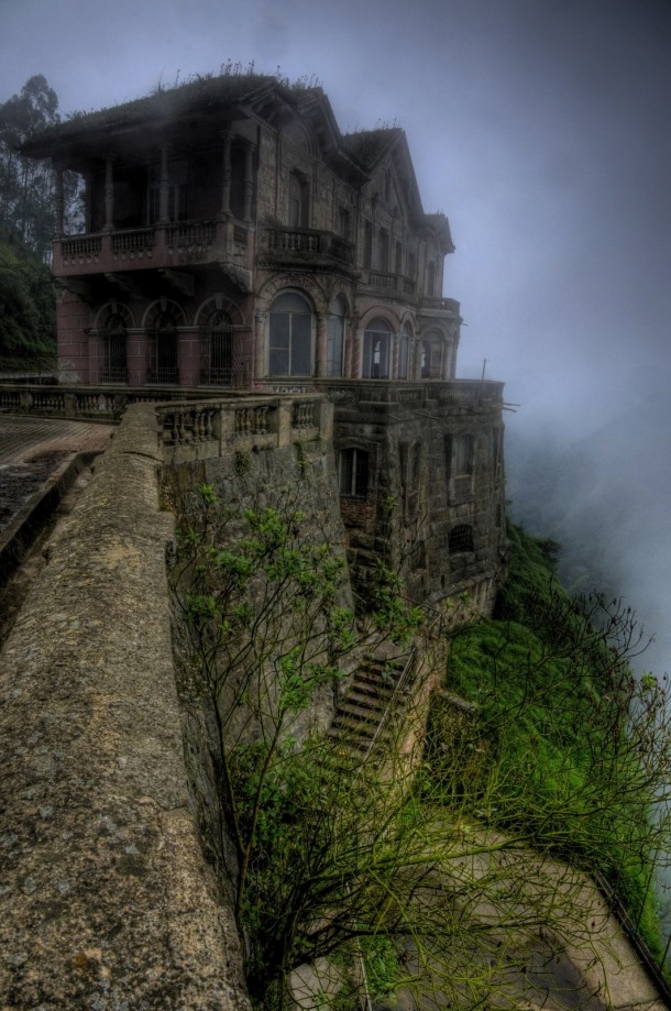 This was posted in rcreepy but I think its beautiful Hotel del Salto Columbia  