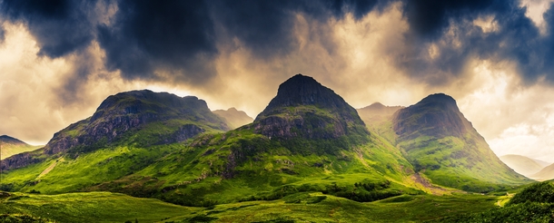 Three Sisters Glencoe Scotland  by Philip Gunkel