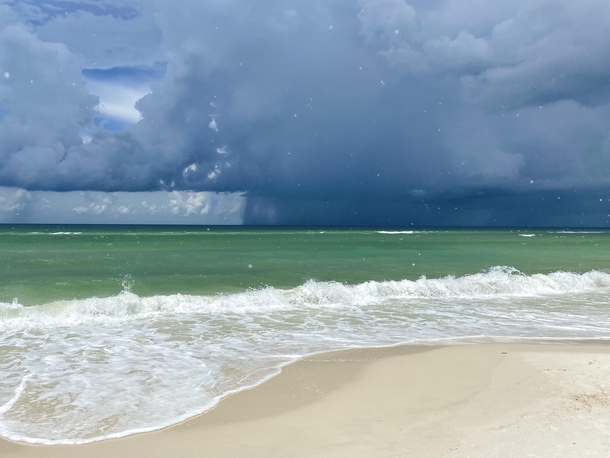 Thunderstorm over Mexico Beach Florida 