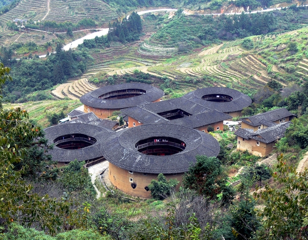 Tian Lou Keng village Fujian China 