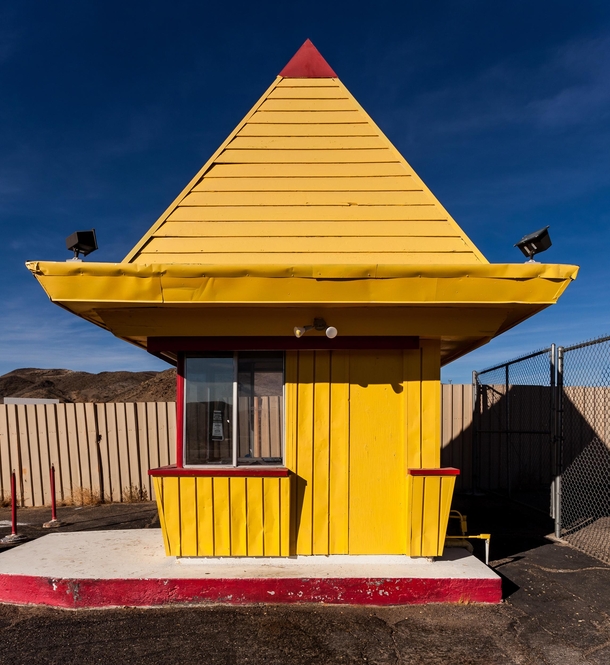 Ticket Office Drive-In Movie Theater -near Barstow California   x  I photographed in Nov 