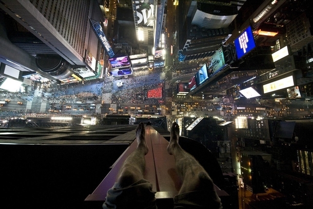 Times Square from above 