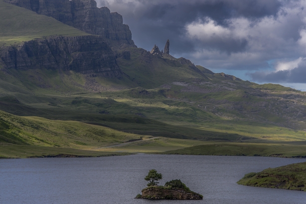 Tiny Island in The Isle of Skye Scotland