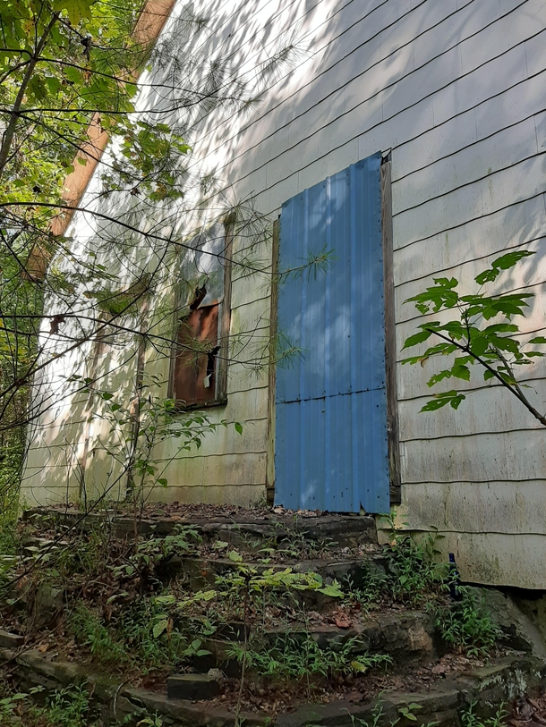 Today I explored an abandoned church in a relatively isolated part of Polk County Tennessee Left vacant for decades this little church remains partially hidden by the woods