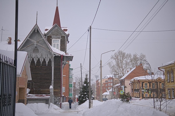 Tomsk city Siberia Russia On the second day of the spring