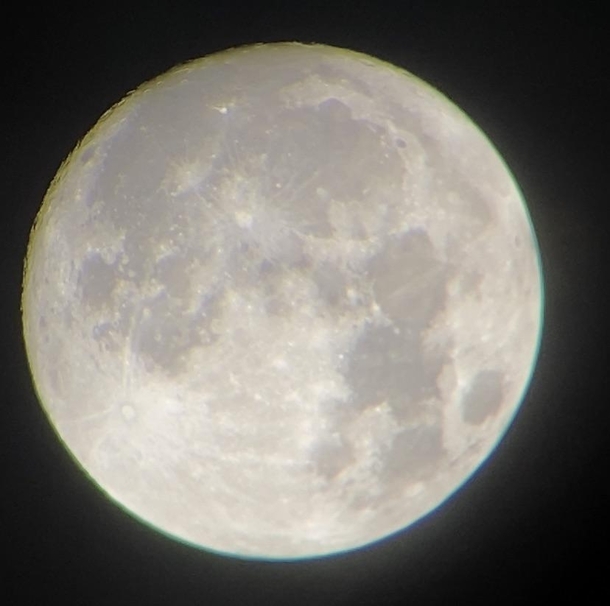 Tonights full moon Tycho crater is cool