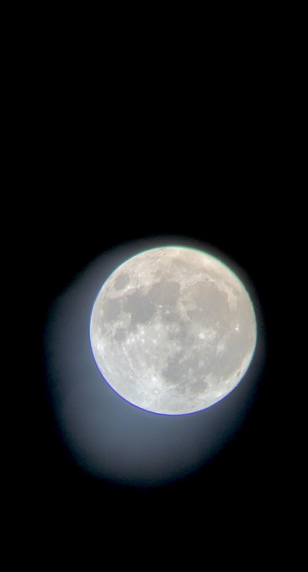 Tonights moon  on a Meade mm refractor