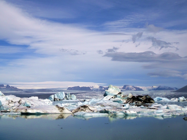 Took this pic on a recent trip to Iceland - Jokulsarlon Glacial Lagoon 